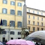 L'obelisco, un resto dell'Iseo