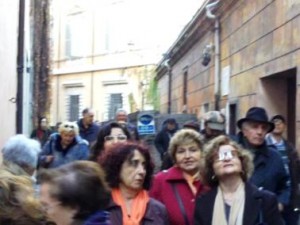 Domenica 9 gennaio eccoci di fronte al Teatro "fantasma"