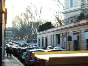 Via di Monte Brianzo dove il popolo di Roma attendeva le decisioni dell'Assemblea