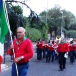 Un'immagine della Fiaccolata del 10 giugno 2010