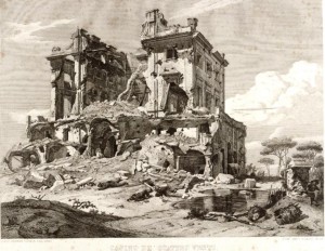 I ruderi del Casino dei Quattro venti
