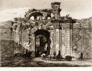 I ruderi di Porta San Pancrazio