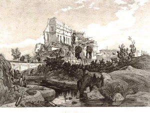 I ruderi della Villa del Vascello
