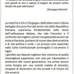 Il testo che è stato lasciato nel giugno del 2018